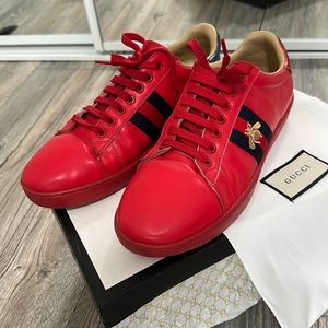 GG red sneakers